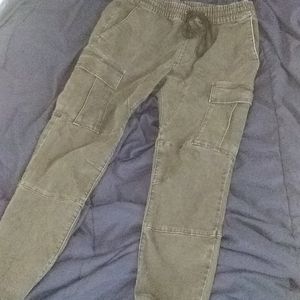 PACSUN Slim Fit Black Cargo Pants